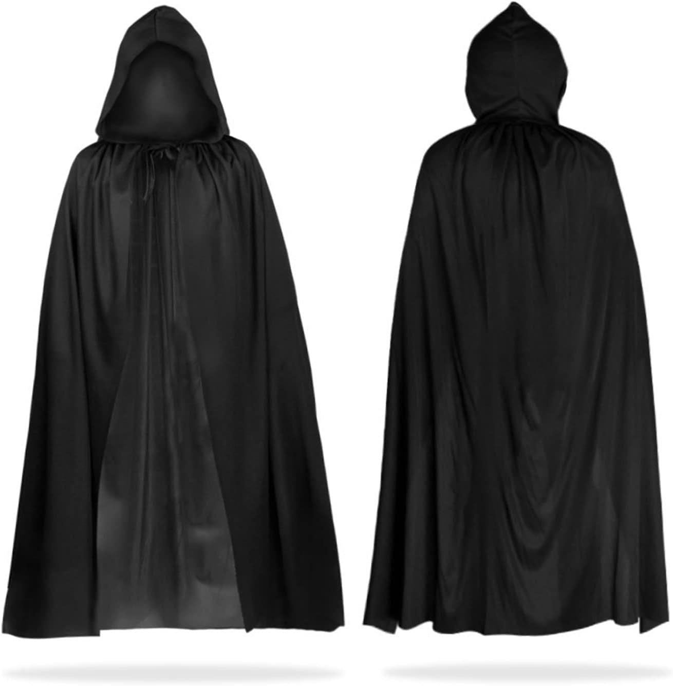 Halloween Party Role Playing Death Black Cloak Prop Set