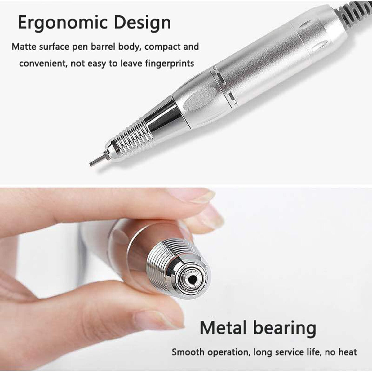 45000RPM Electric Nail Drill Machine Manicure Portable Nail File Nail Art AU
