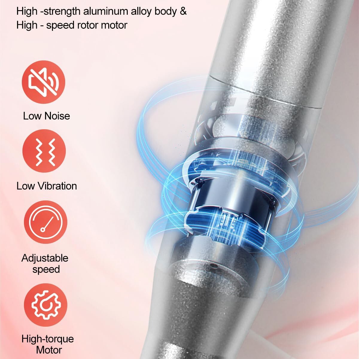45000RPM Electric Nail Drill Machine Manicure Portable Nail File Nail Art AU