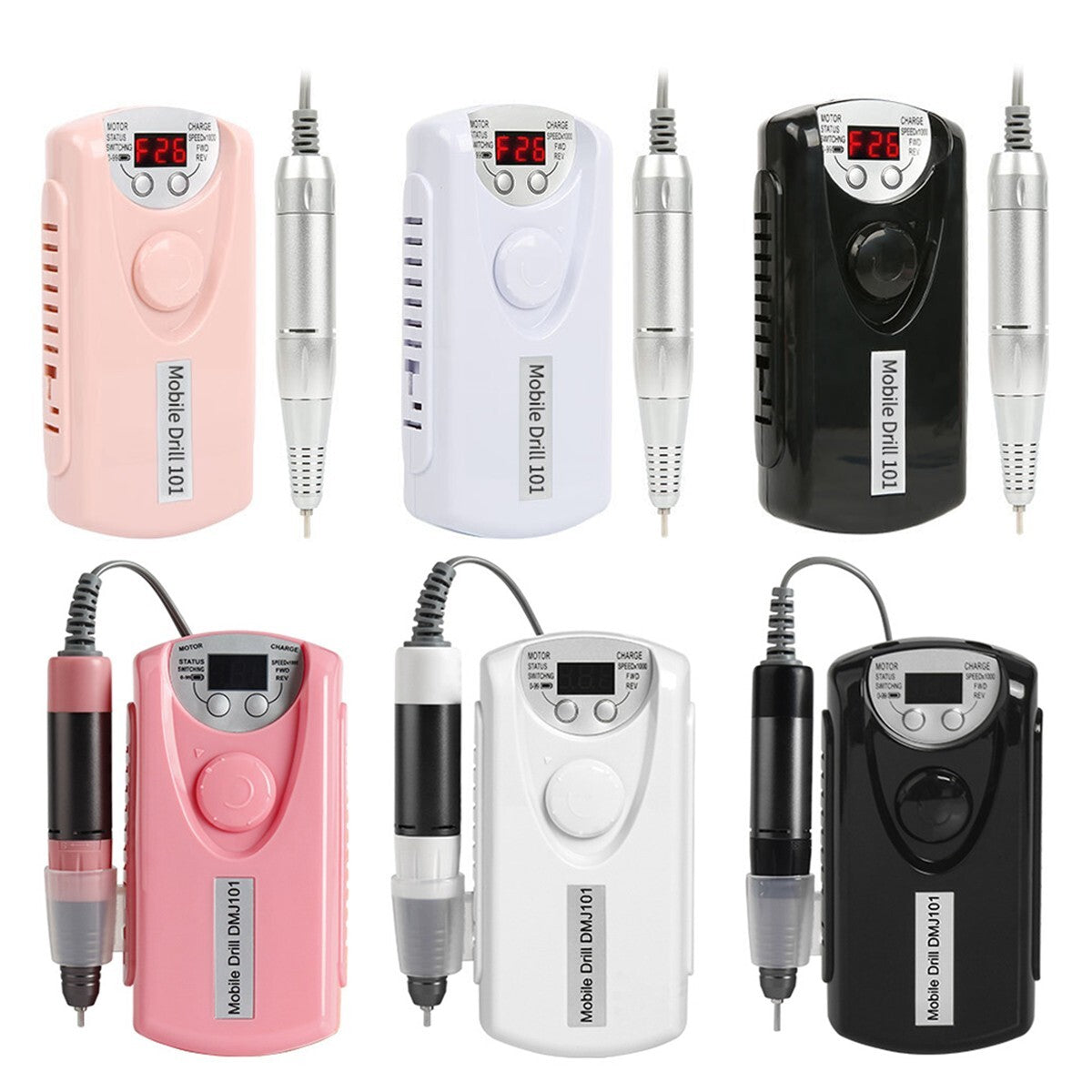 45000RPM Electric Nail Drill Machine Manicure Portable Nail File Nail Art AU